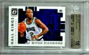 2017-18 Donruss Optic Mitch Richmond Hall Kings BGS 10 - Picture 1 of 2