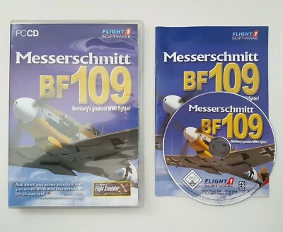 Messerschmitt BF109 - Microsoft Flight Simulator X / 2004 Expansion Add-On - PC - Image 1 of 3