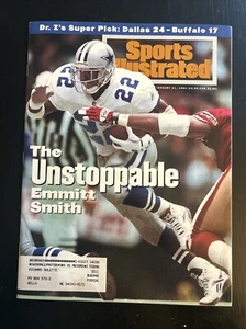 Emmitt Smith Dallas Cowboys Jordan Barkley Ads Sports Illustrated Mag 1/31/1994! - Picture 1 of 8