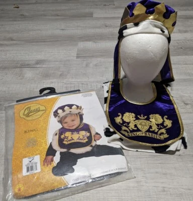 Rubíes Niño Pequeño Rey Halloween Disfraz Bebé Infantes Opus Colección 12 Meses Foto 1 de 4