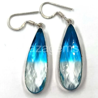 69.05 CT Bi-Color Ametrine  EGL Silver Earring Pear Cut  Loose Gemstone 5JRJ - Image 1 of 4