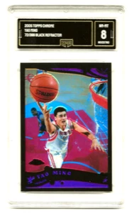 2005 Topps Chrome #8 Yao Ming (Black Refractor) 072/399 Rockets - Picture 1 of 2