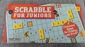 1950’S VIintage scrabble for juniors spears games board game - Picture 1 of 6