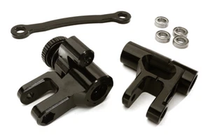 Manivela de dirección mecanizada Billet negra para buggy Losi 1/5 Desert XL-E - Imagen 1 de 1