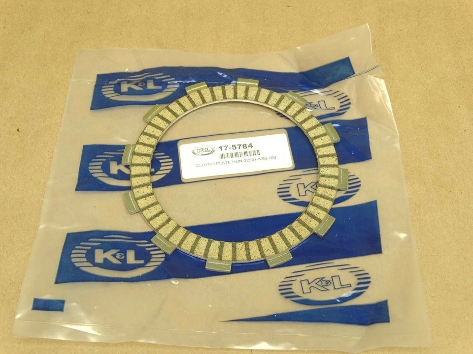 Nuevo de Lote Antiguo K&L Honda 1985-2007 CR125 R Placa de Embrague Disco de Fricción Foto 1 de 4