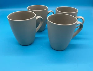 Cuisinart Gray Ceramic Mugs Set of 4 12oz Matte Finish Cups Stoneware CDST.16PMD - Picture 1 of 6