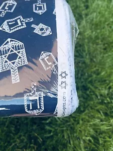 Tela hebrea/judía Israel, ¡15 yardas! Estampado Dreidel, OBO 🔥 Costura navideña - Imagen 1 de 8