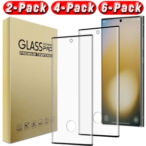 Protector de pantalla de vidrio templado brillante para Samsung Galaxy S23 Ultra/Plus S23 FE - Imagen 1 de 15