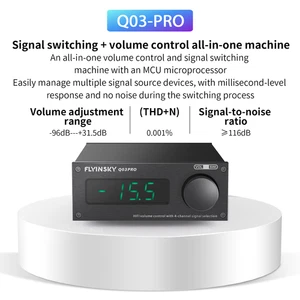 Controlador de volumen estéreo preamplificador remoto Hifi Q03Pro CS3310 + entradas de 4 vías - Imagen 1 de 18