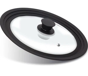 Walfos Universal Lid for Pots, Pans and Skillets - Tempered Glass with Heat Resi - Picture 1 of 6