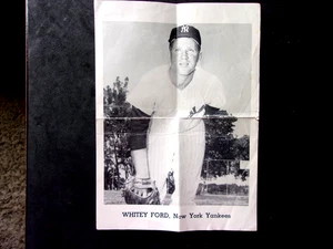 7''X 5'' POSTER WHITEY FORD..PROBABLY 1960'S ERA..YANKEES..CREASES..HOFAMER - Picture 1 of 2