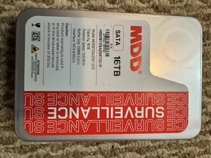 For parts - MDD 16TB 7200RPM 256MB SATA 3.5" Internal Surveillance/Hard Drive - Afbeelding 1 van 6