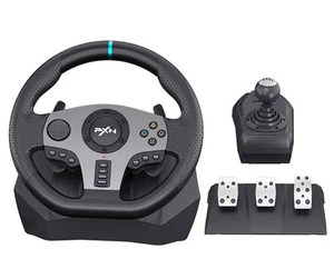 Volante PC PXN V9 con Pedales y Palanca de Cambios 270/900 Grados Gaming... - Imagen 1 de 9