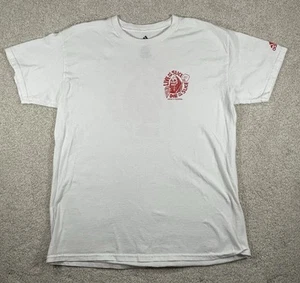 Adidas Beyond the Streets "Live By The Slice" Pizza Tee Shirt Size Large - Picture 1 of 8