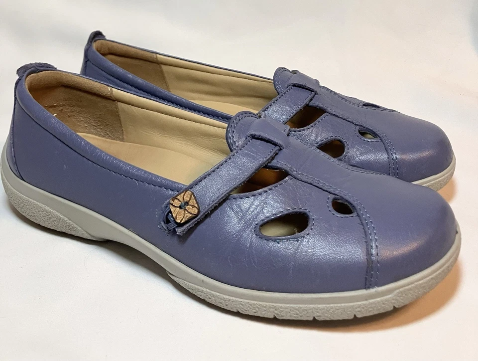 Hotter Nirvana Blue Nubuck Comfort Concept Mary Jane  style shoes 9 Leather - Image 1 of 4