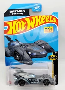 Hot Wheels 2023 Batman Forever Batmobile Gray Toy Car Mattel New - Picture 1 of 2