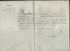 KING LOUIS XVIII (FRANCE) - MILITARY APPOINTMENT SIGNED 12/12/1818