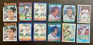 Will Clark 12 Karten Baseball Lot: Rookies, Inserts und Base Cards - Bild 1 von 8