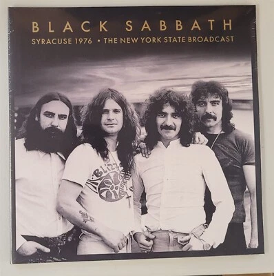 Black Sabbath Syracuse 1976 The New York State Broadcast Black Vinyl Record new - Image 1 of 2