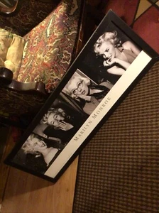 Framed Black And White 3 Ft Poster Portrait Of Marilyn Monroe - Picture 1 of 7