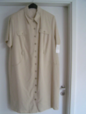 Etuikleid, Kleid, Sommer, Gr. 48 , Neu, beige, sportlich, mit Gürtel, gefüttert - Bild 1 von 4
