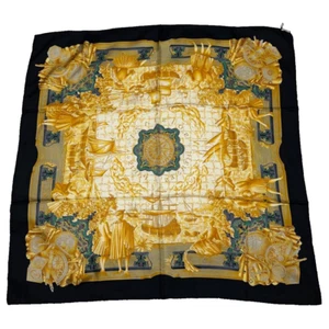 Sciarpa HERMES AZVLEJOS Carre 90 seta 100% multicolore con etichette senza scatola usata. - Foto 1 di 11