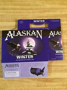 Alaskan Brewing Company Beer Carton Winter Ale Juneau Alaska - Picture 1 of 8