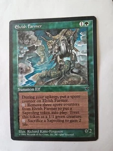 Elvish Farmer Fallen Empires Regular Rare MtG Magic the Gathering NM - Picture 1 of 4