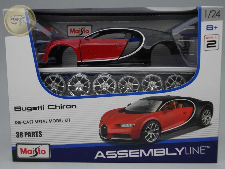 Bugatti Chiron - Maisto Kit 1:24 - MA39514BU - Immagine 1 di 1