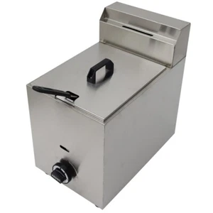 Freidora de pasteles embudo de cocina comercial de 6 L/1,5 galones horno frito a gas con cesta - Imagen 1 de 23