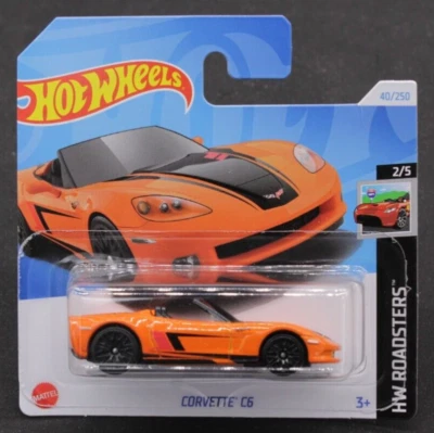 Hot Wheels Corvette C6 40/250 HW Roadsters 2/5 Auto 1:64 2024 - Immagine 1 di 2
