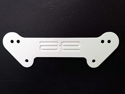 Team Associated 8177 ASC8177 RC10L Front Bumper (White) - Image 1 of 2