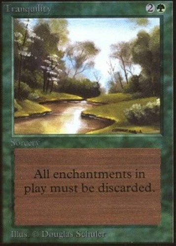 Tranquility ~ Heavily Played Unlimited MTG Magic UltimateMTG Green Card - Image 1 of 1