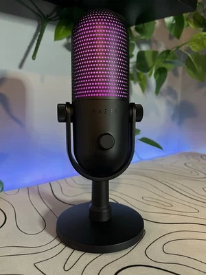 Micrófono USB Razer Seiren V3 Chroma RGB - negro Foto 1 de 4