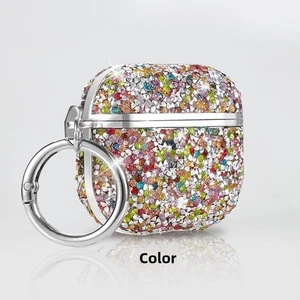 Nueva funda brillante para AirPods Pro/Pro2 1 2 3 4 generaciones a prueba de golpes brillante  - Imagen 1 de 22