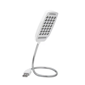 Schwanenhals-Schreibtischlampe USB-betrieben 28 LED Mit Ein/Aus-Schalter - Bild 1 von 2