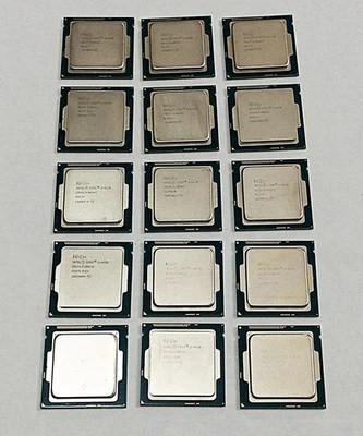 INTEL CORE i3 4150 3.5GHZ SR1PJ LGA1150 CPU PROCESSORS LOT OF 15 - Image 1 of 2