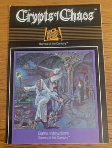 Crypts of Chaos (Atari 2600 1982) Manual ONLY - Bild 1 von 2