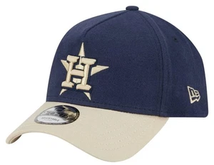 New Era Herrenmütze marineblau Houston Astros Moleskin A-Rahmen 9FORTY verstellbar - Bild 1 von 6