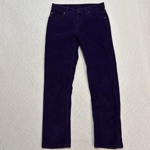 L.L. Bean Girls Corduroy Pants Size 12 Purple Straight Youth EXCELLENT - Picture 1 of 6