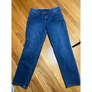 Talbots Simply Flattering Denim Jeans Dark Wash Stretch Pockets Size 8 - Picture 1 of 7