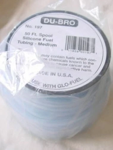 Dubro 3/32 id Blue Silicone Fuel Line (50 foot spool) - Image 1 of 1