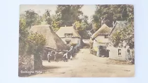 Cockington Forge Schmied Pferd Postkarte W C Edwards Torquay Anfang 20. Jh. - Bild 1 von 2