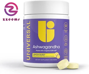 Ashwagandha Supplements KSM-66 Root Extract Daily Stress, Energy, Mood, and Athl - Picture 1 of 12