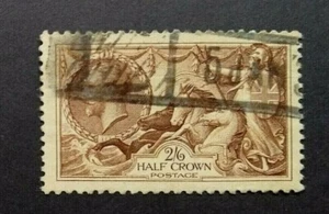 πͺ 1934 - GREAT BRITAIN - KING GEORGE V Seahorse - CLASSIC 2/6 BROWN - USED - Picture 1 of 1