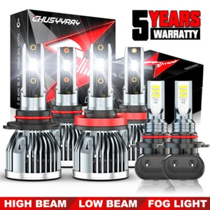 For Lexus ES350 Base Sedan 4-Door 2010-2012 LED Headlight Hi/Lo + Fog Light Bulb - Picture 1 of 18