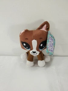 Toy Factory Littlest Pet Shop Roxie McTerrier Brown Dog 7” Plush w/ Tags - Picture 1 of 5