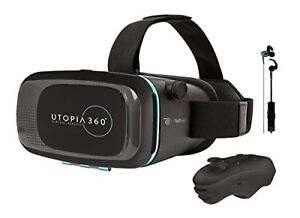 Retrak Immersive Utopia 360 Virtual Reality 3D Headset with Bluetooth Control