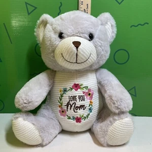 Love You Mom Plüsch Nadelspitze Teddybär ohne Etikett in Top Zustand - Bild 1 von 15
