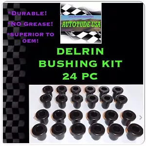 2014 Ranger 800 CREW Rear A-Arm Suspension DELRIN Bushings Set, SUPERIOR TO OEM! - Imagen 1 de 3